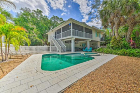 Canalfront Anna Maria Cottage with Pool and Hot Tub!